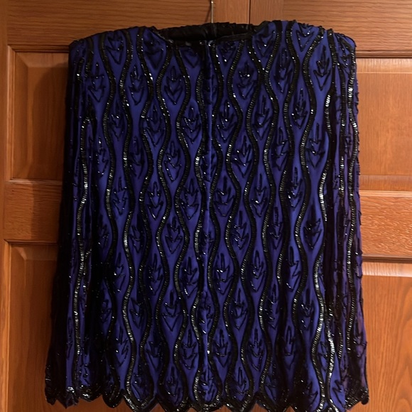 Vintage Stenay Long Sleeve Sequin and Beaded Top EUC - Picture 4 of 6